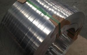 Bright aluminum metal strips have high reflectivity.